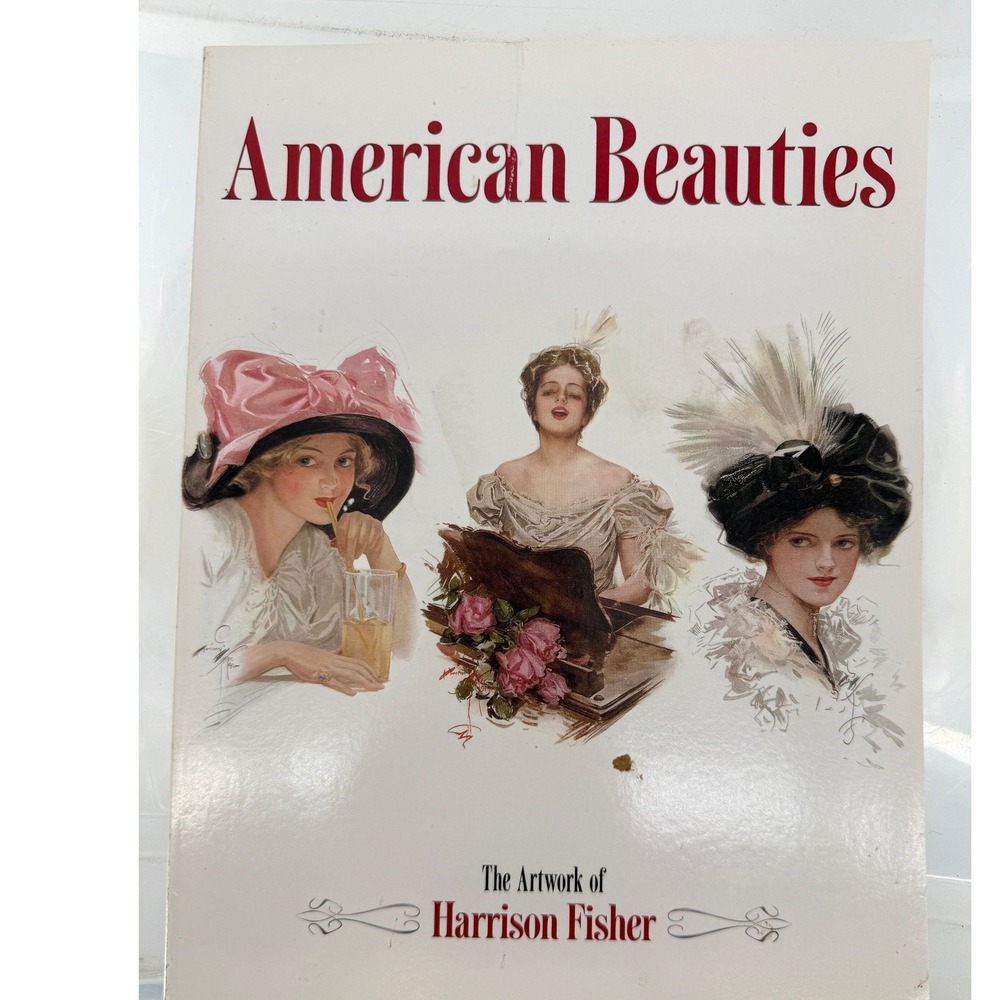 American Beauties The Artwork of Harrison Fisher Dover 2012 VTG Illustration Art
